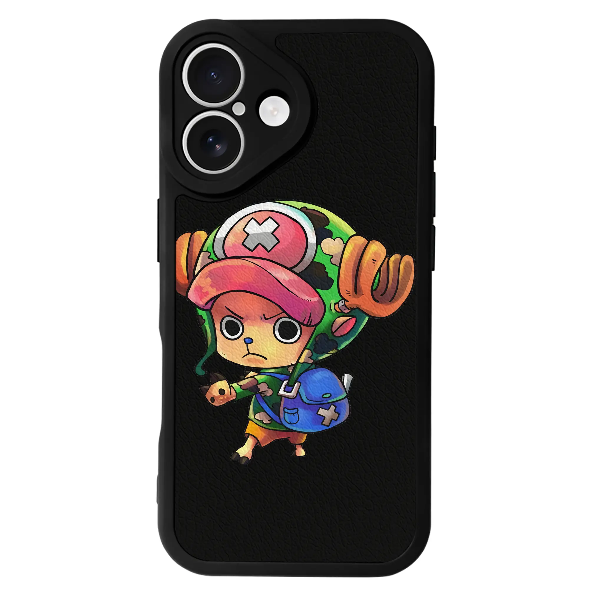 ワンピース グッズ トニートニー・チョッパー - IPhone 16シリーズ対応 ・ シリコンスマホケース ・ レザー調 ・ 高精度フィット ・ 耐衝撃 ・ ワイヤレス充電対応 ・ 精密カット